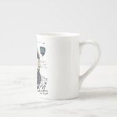 Urban Retro Headphone Vibe Illustration Porselein Kop (Rechts)