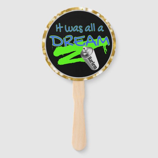 Urban Retro Hip Hop Baby shower BOY Handwaaier (Achterkant)