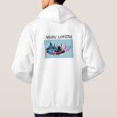 🎶 Urban Rhythm: DJ in het hart van de stad 🌆🎧 Hoodie (Achterkant)