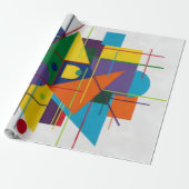 Urban Rhythm/Geometric design Cadeaupapier (Uitgerold)