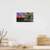 Urban Rhythms: Los Angeles in beweging Poster (Keuken)