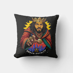 Urban Royalty Born To Rule Koning Grafische Heren Kussen