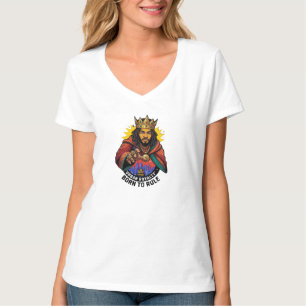 Urban Royalty Born To Rule Koning Grafische Heren T-shirt