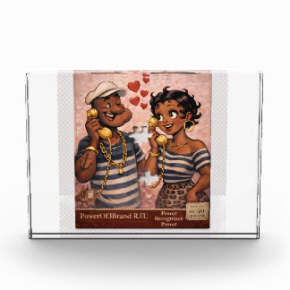 Urban Royalty Love – Afrocentric Power Couple Art Fotoblokken