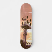 Urban Rustic Cityscape Riding Rails Two Skateboard (Voorkant)