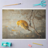 Urban rustieke Natuur gele zangvogel kunst Tissuepapier (Craft)