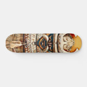 Urban Samurai Airbrush Custom Pro Park Board Skateboard (Horizontaal)