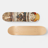 Urban Samurai Airbrush Custom Pro Park Board Skateboard (Horizontaal)