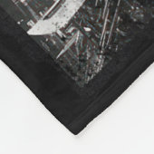 Urban Samurai Warrior Grunge Japanese Streetwear Fleece Deken (Hoek)