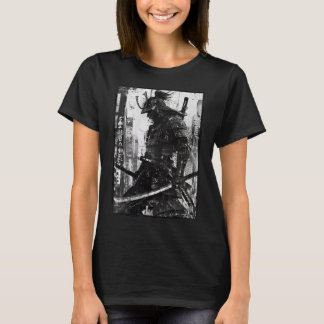 Urban Samurai Warrior Grunge Japanese Streetwear T-shirt