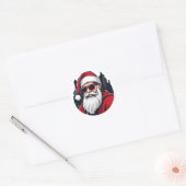 Urban Santa 3 Ronde Sticker (Envelop)