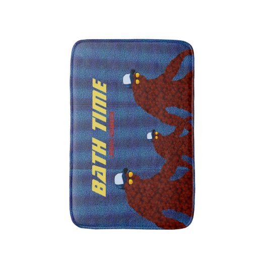 Urban Sasquatch - Badtijd Badmat (Voorkant Verticaal)