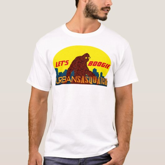Urban Sasquatch Let's Boogie T-shirt (Voorkant)
