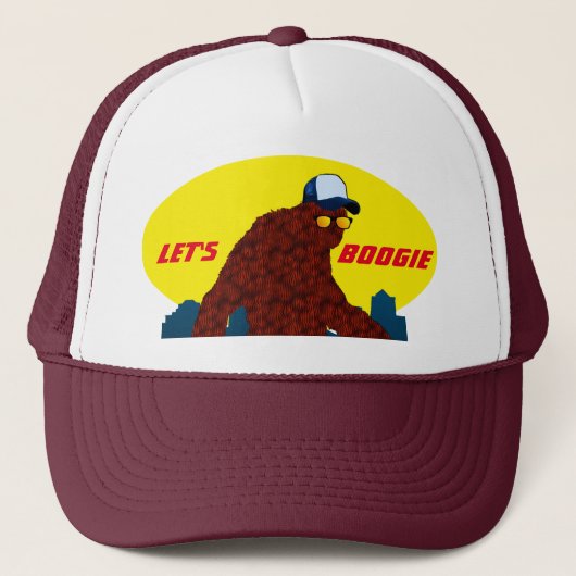 Urban Sasquatch Let's Boogie Trucker Pet (Voorkant)