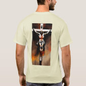 🎨 Urban Savior: Jesus in Graffiti Art ✝️🧱 T-shirt (Achterkant)