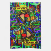 Urban Scene Kitchen Towel Theedoek (Verticaal)