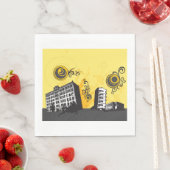 Urban Scene Paper Napkins Servet (Insitu)