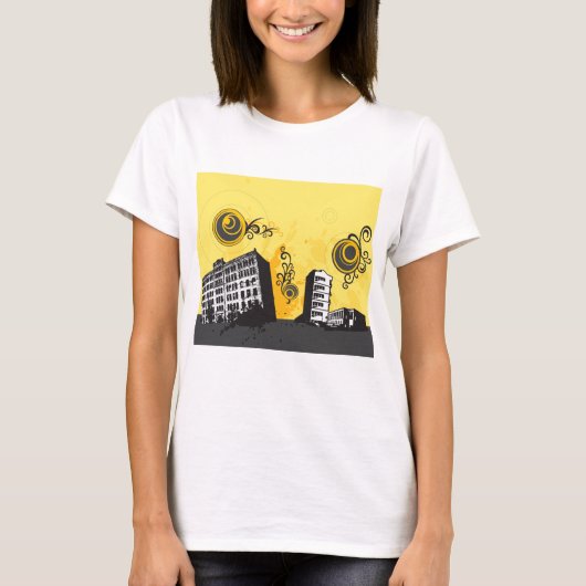 Urban Scene Vrouwen T-shirt (Voorkant)
