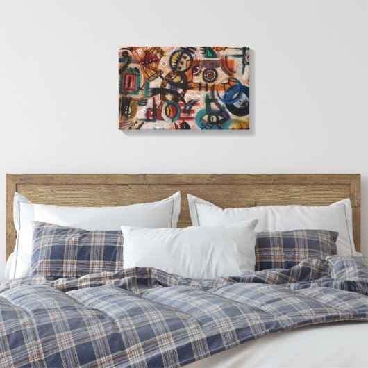 Urban Signs Canvas Afdruk (Insitu (Slaapkamer))