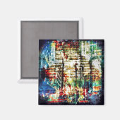 Urban Silhouette Magneet (Voorkant / Achterkant)