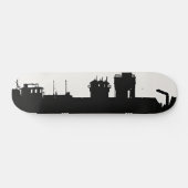 Urban Skateboard - Bold Zwart & Wit Kunst (Horizontaal)