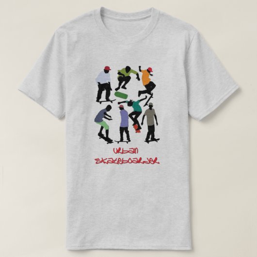 Urban Skateboarder T-Shirt (Design voorkant)