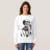 Urban Skeleton Boss with Cigar T-Shirt (Voorkant volledig)