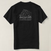 Urban Sketchers Cleveland Zwart T-shirt - Unisex (Design achterkant)