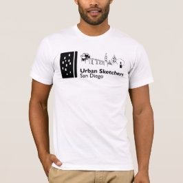Urban Sketchers San Diego logo t-shirt