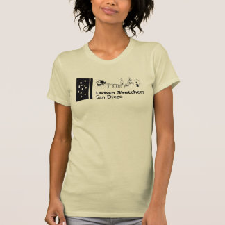 Urban Sketchers San Diego slim fit T T-shirt