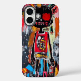 Urban Skull Art telefoonhoesje iPhone 16 Hoesje