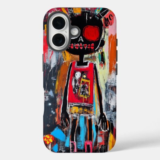 Urban Skull Art telefoonhoesje Case-Mate iPhone Case (Achterkant)