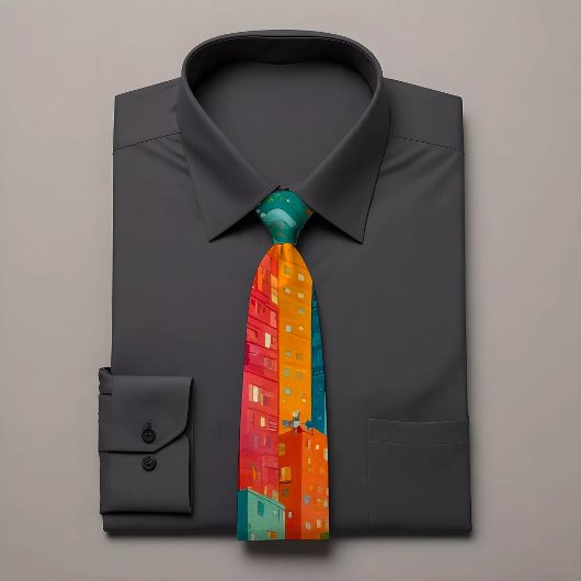 Urban Skyscraper Stropdas