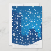 Urban Snowman Uitnodiging (Achterkant)