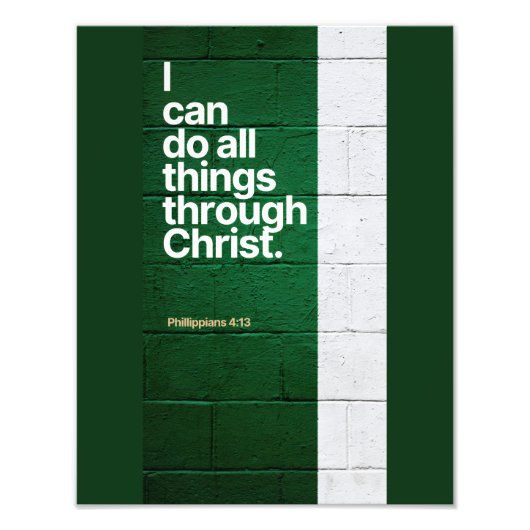 Urban Soul Faith Scripture Foto Afdruk (Voorkant)