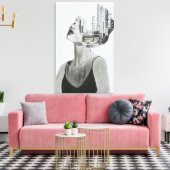 Urban Soul Fragments Canvas Afdruk (Insitu (Woonkamer))