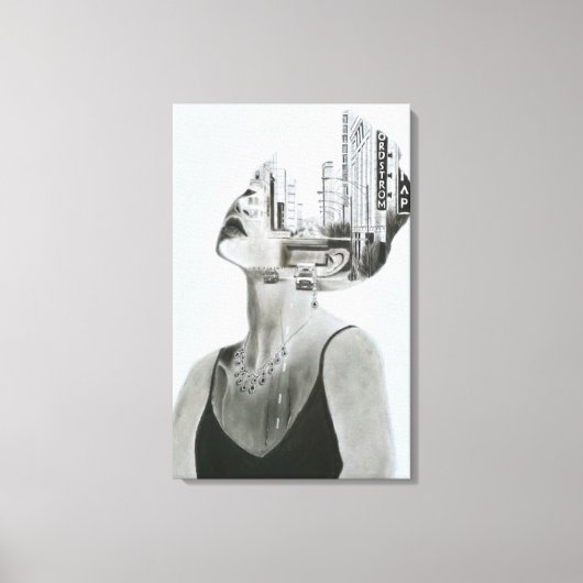 Urban Soul Fragments Canvas Afdruk (Voorkant)