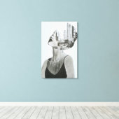 Urban Soul Fragments Canvas Afdruk (Insitu (Houten vloer))