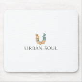 Urban Soul Minimalist Gezondheid en Welzijn Muismat (Voorkant)