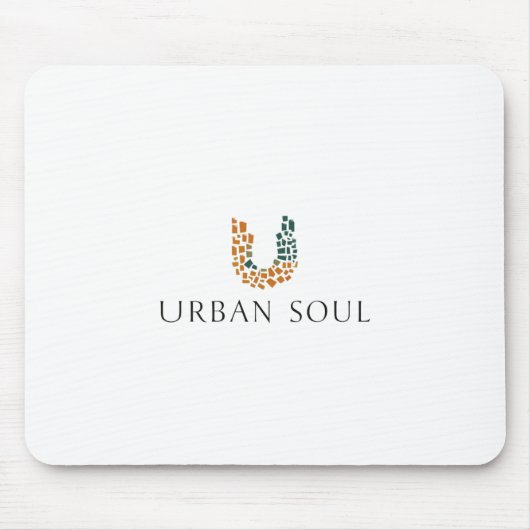 Urban Soul Minimalist Gezondheid en Welzijn Muismat (Voorkant)