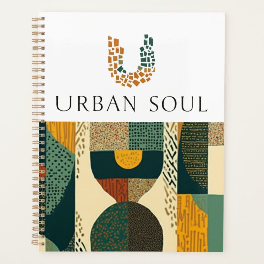 Urban Soul Minimalist Gezondheid en Welzijn Planner (Voorkant)