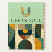 Urban Soul Minimalist Gezondheid en Welzijn Planner (Achterkant)
