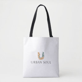 Urban Soul Minimalist Gezondheid en Welzijn Tote Bag