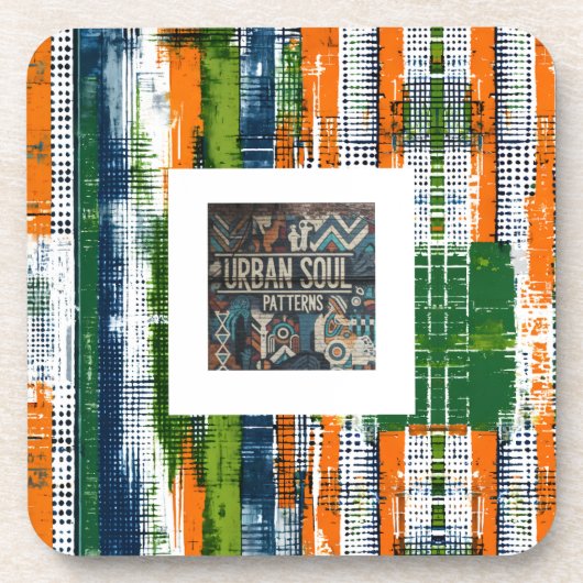 Urban Soul Patterns  Bier Onderzetter (Voorkant)