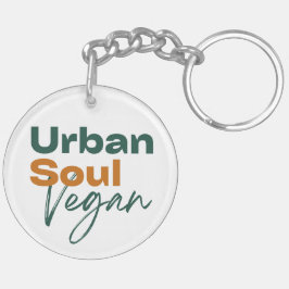Urban Soul Vegan Minimalist Health and Wellness Sleutelhanger