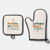 Urban Soul Vegan   Ovenwant & Pannenlap Set (Voorkant)