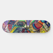 Urban Spirit: Rijd op straat met Graffiti Art Persoonlijk Skateboard (Horizontaal)