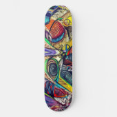 Urban Spirit: Rijd op straat met Graffiti Art Persoonlijk Skateboard (Voorkant)