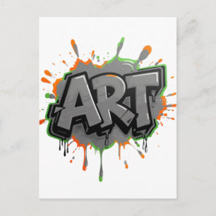 Urban Splash Art Graffiti Pulse Bold Street Expres Briefkaart