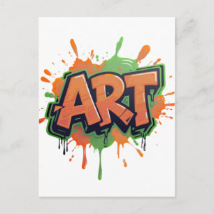 Urban Splash Art Graffiti Pulse Bold Street Expres Briefkaart